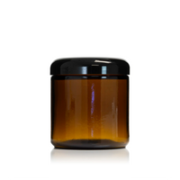 Amber Glass 16 oz Jar with Lid