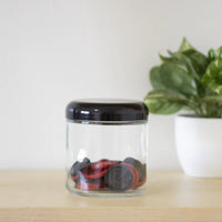 Clear Glass 16 oz Jar with Lid