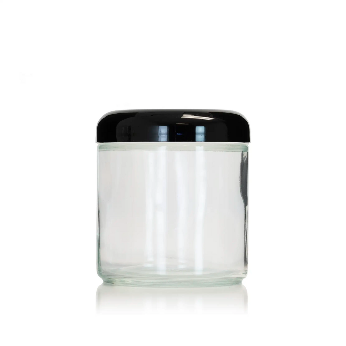 Clear Glass 16 oz Jar with Lid