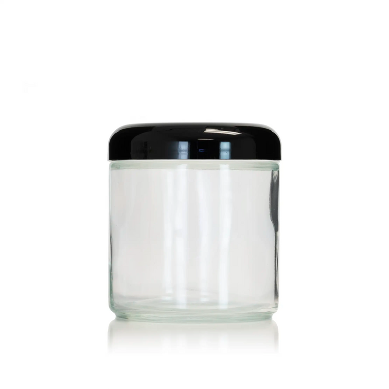 Clear Glass 16 oz Jar with Lid