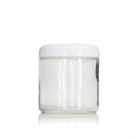 Clear Glass 16 oz Jar with Lid