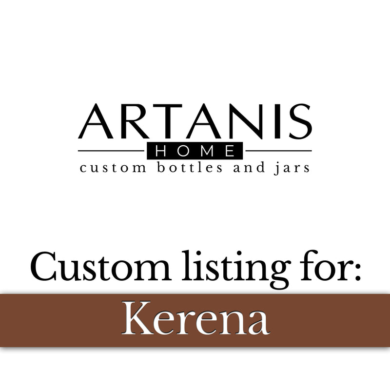 Custom Listing for Kerena