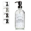 Clear Glass 16 oz "Modern Apothecary" Pump Bottle