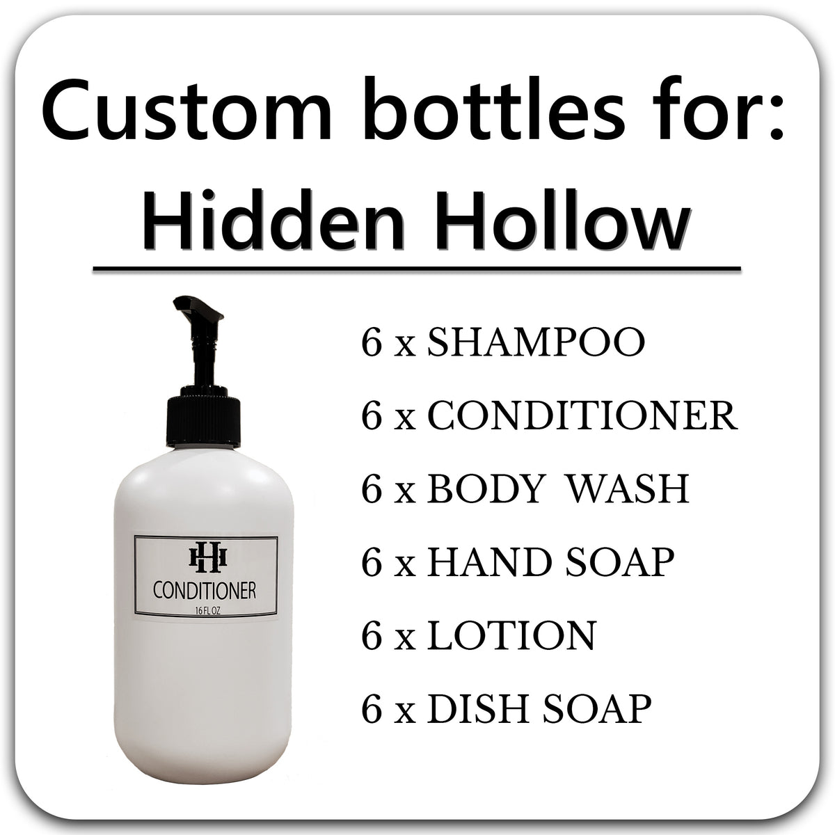 Custom Order -Hidden Hollow