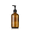 Amber Glass Soap Dispenser Bottle 8oz